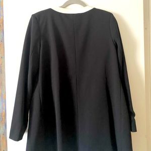 Two-piece dress and overcoat